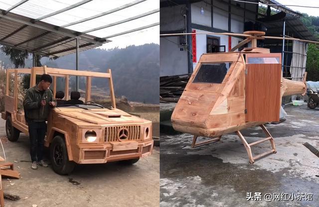 bob游戏官方网站乡村小伙用木头“做汽车、造飞机”被网友誉为“今世鲁班”(图4)